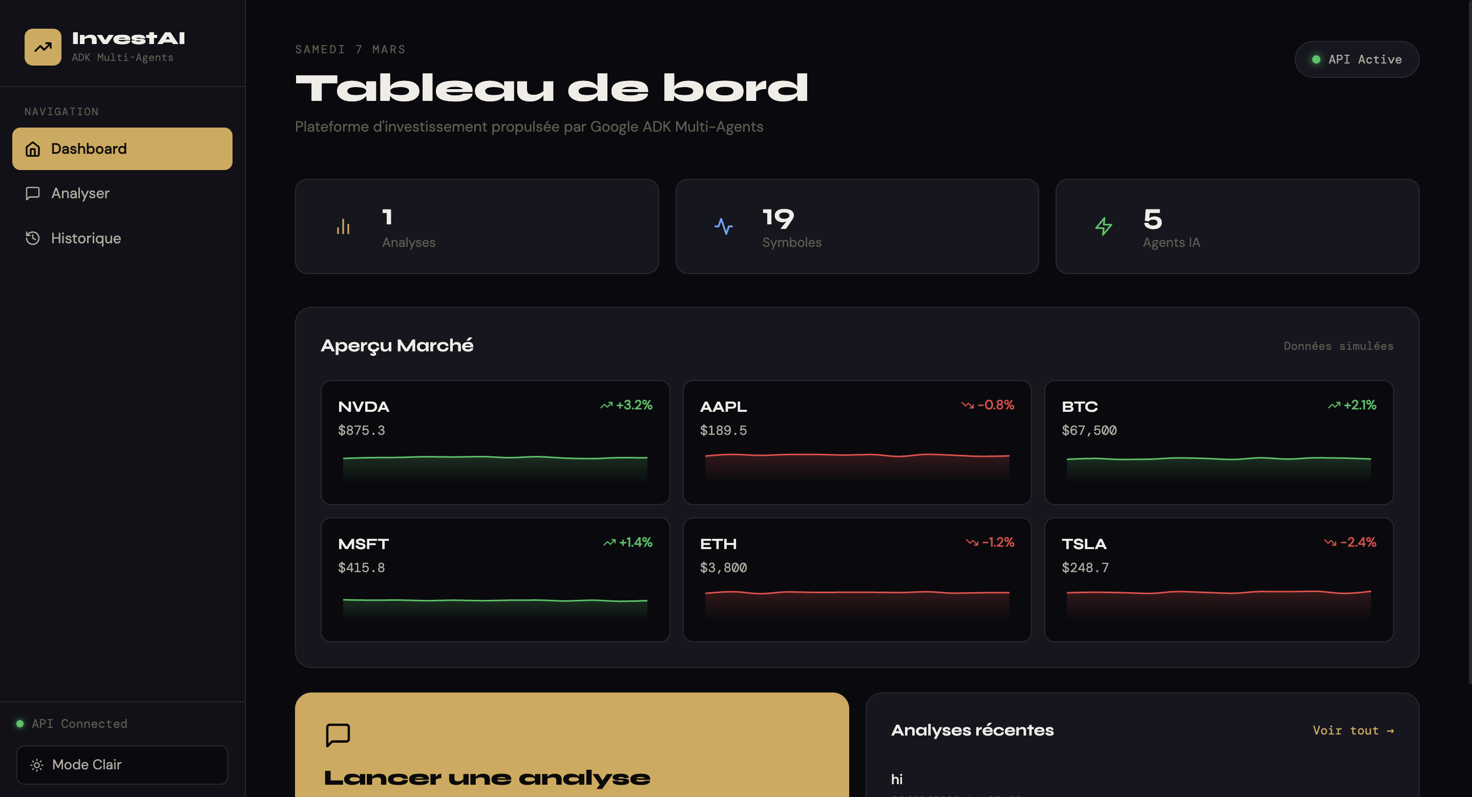 Automated Investment Platform — ADK Multi-Agents